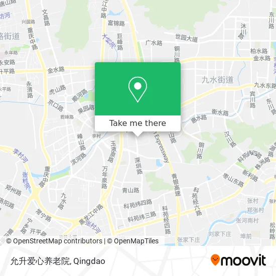 允升爱心养老院 map