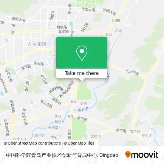 中国科学院青岛产业技术创新与育成中心 map