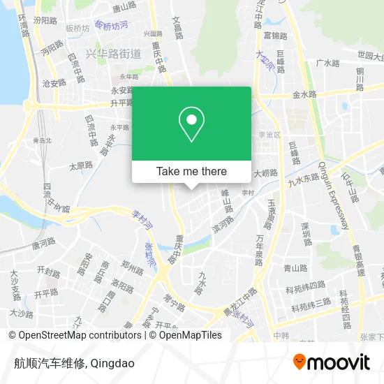 航顺汽车维修 map