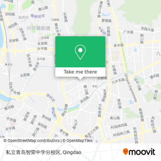 私立青岛智荣中学分校区 map