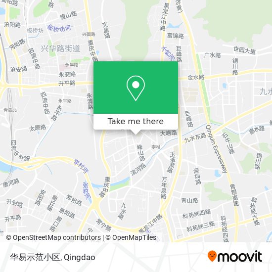 华易示范小区 map