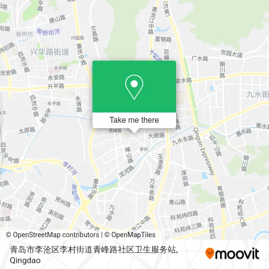 青岛市李沧区李村街道青峰路社区卫生服务站 map