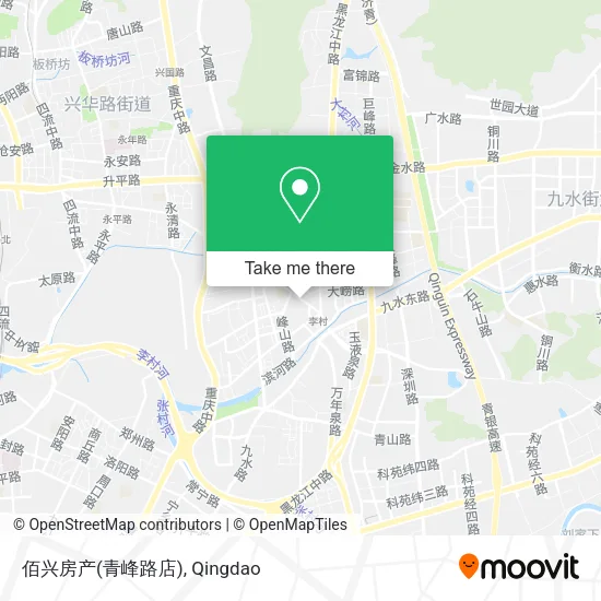 佰兴房产(青峰路店) map