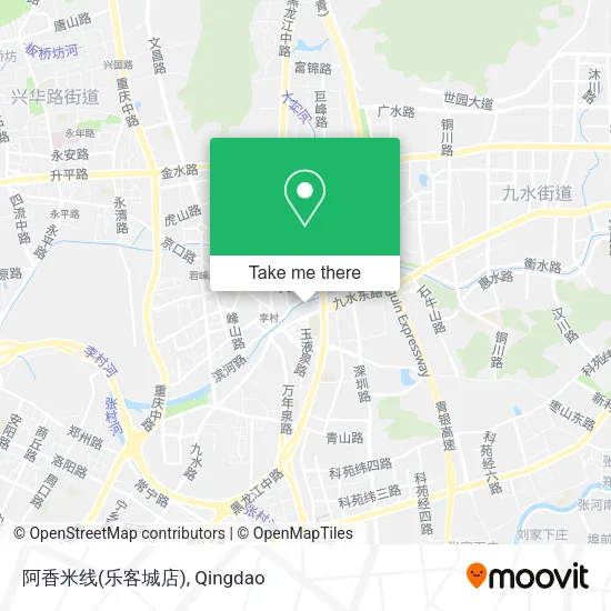 阿香米线(乐客城店) map