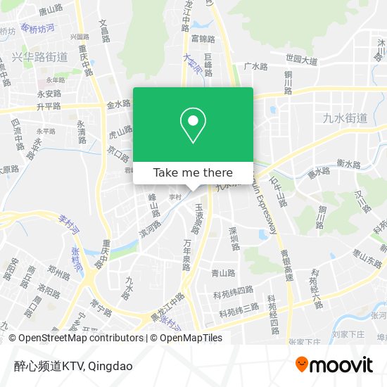 醉心频道KTV map