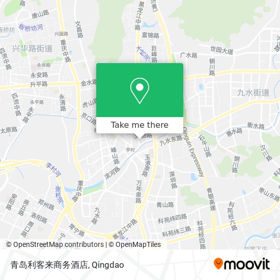 青岛利客来商务酒店 map