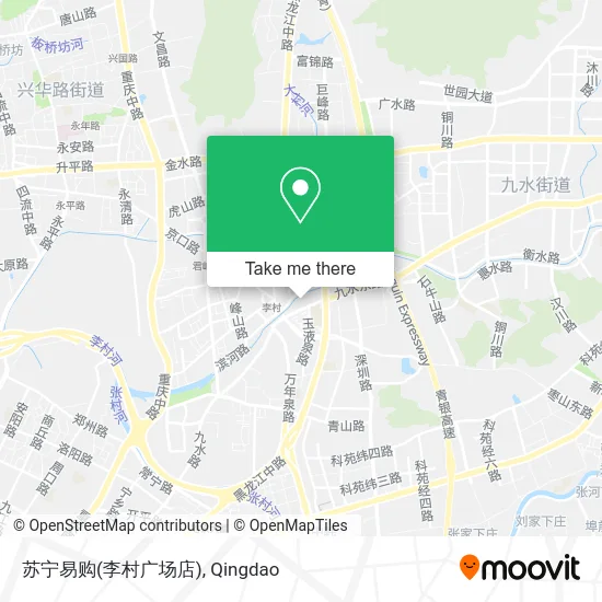 苏宁易购(李村广场店) map
