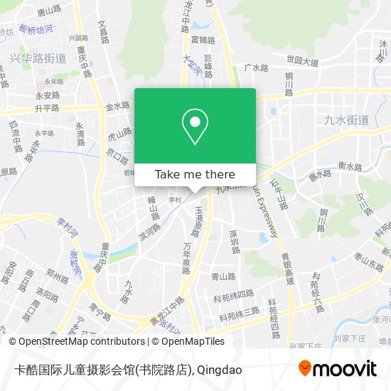 卡酷国际儿童摄影会馆(书院路店) map
