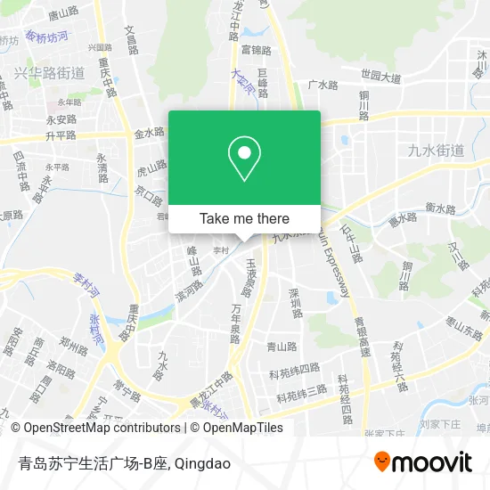 青岛苏宁生活广场-B座 map