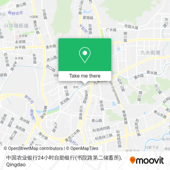 中国农业银行24小时自助银行(书院路第二储蓄所) map