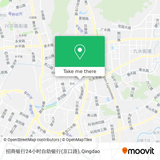 招商银行24小时自助银行(京口路) map