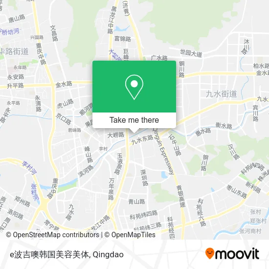 e波吉噢韩国美容美体 map