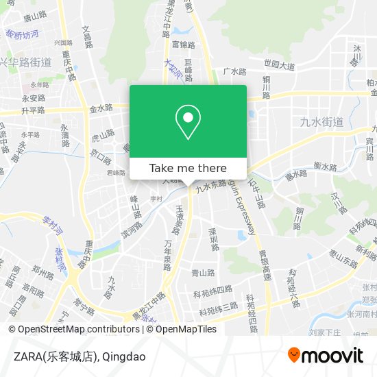 ZARA(乐客城店) map