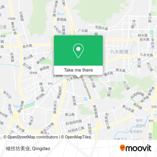 倾丝坊美业 map
