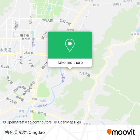 格色美食坊 map