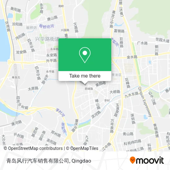 青岛风行汽车销售有限公司 map