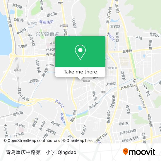 青岛重庆中路第一小学 map
