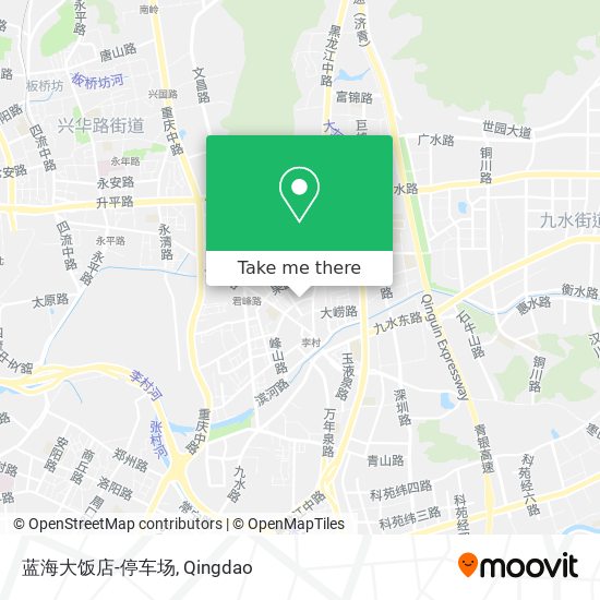 蓝海大饭店-停车场 map