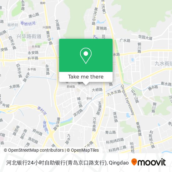 河北银行24小时自助银行(青岛京口路支行) map