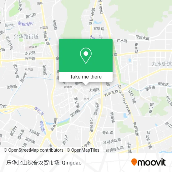 乐华北山综合农贸市场 map