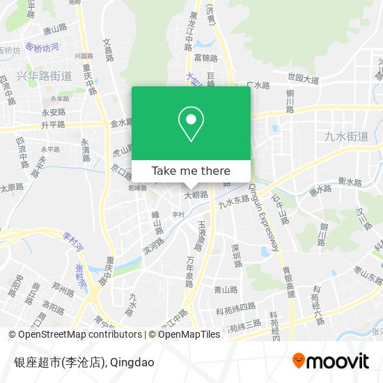 银座超市(李沧店) map