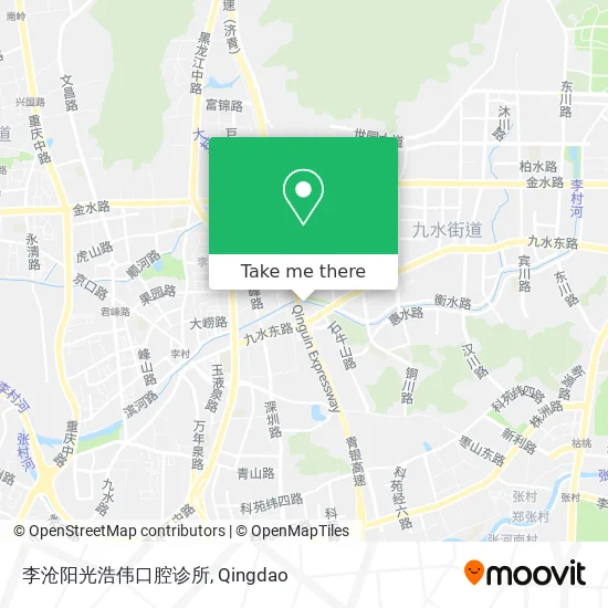 李沧阳光浩伟口腔诊所 map