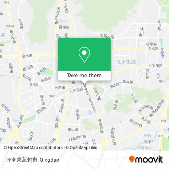 泽润果蔬超市 map