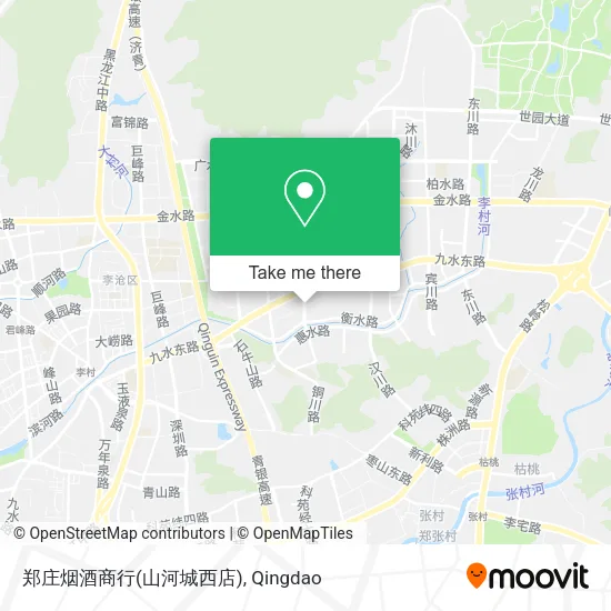 郑庄烟酒商行(山河城西店) map