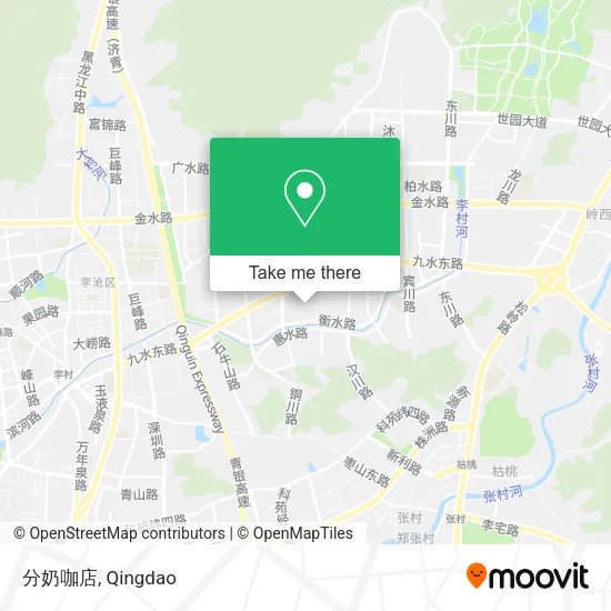 分奶咖店 map
