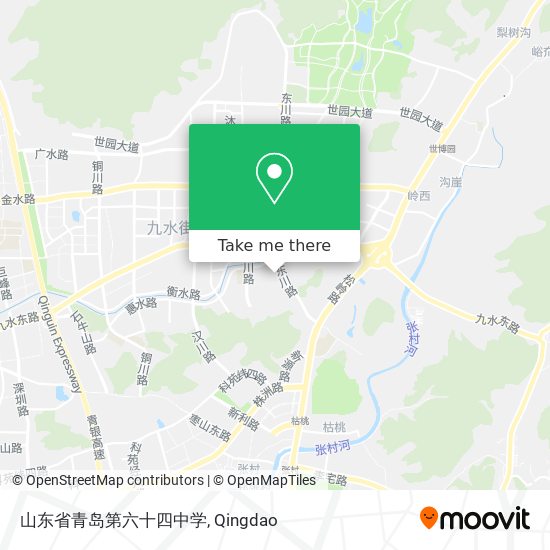 山东省青岛第六十四中学 map