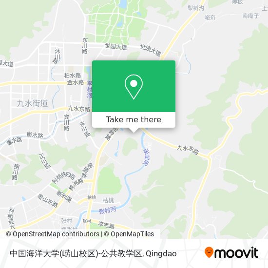 中国海洋大学(崂山校区)-公共教学区 map