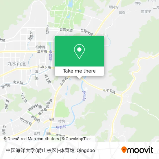 中国海洋大学(崂山校区)-体育馆 map