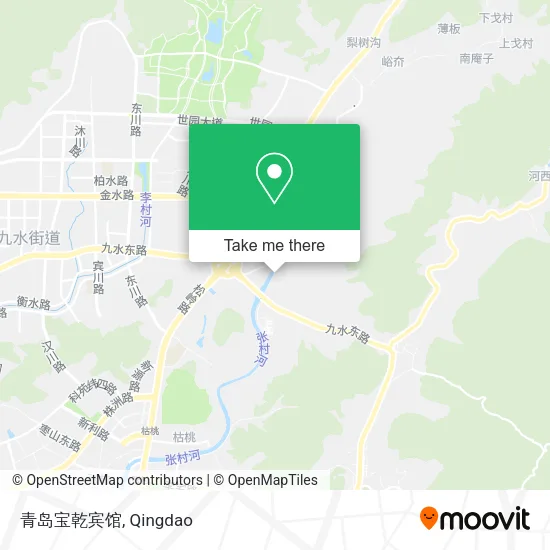 青岛宝乾宾馆 map