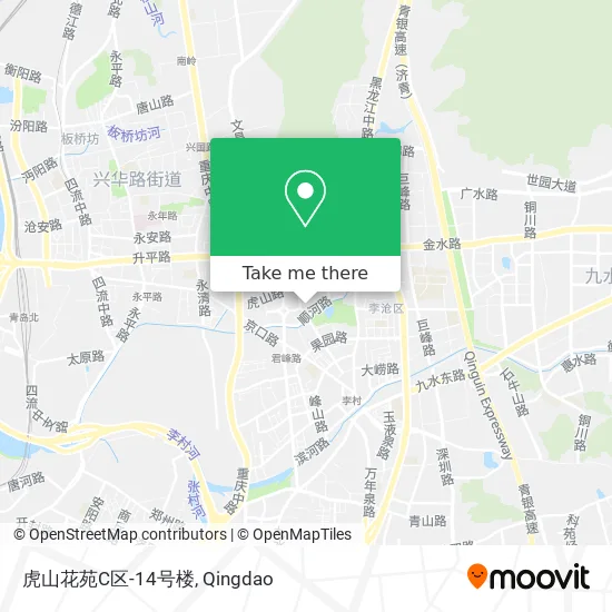 虎山花苑C区-14号楼 map