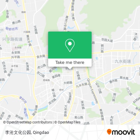 李沧文化公园 map