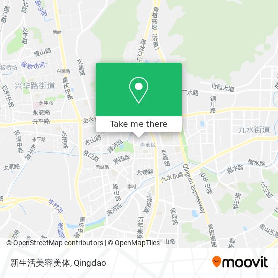 新生活美容美体 map