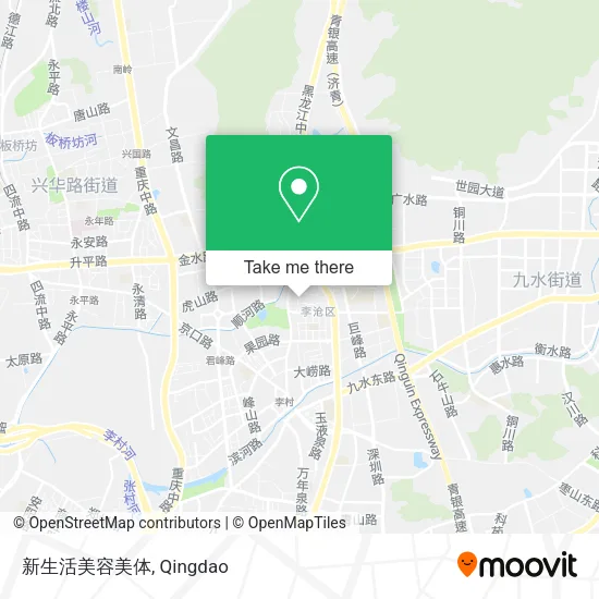 新生活美容美体 map