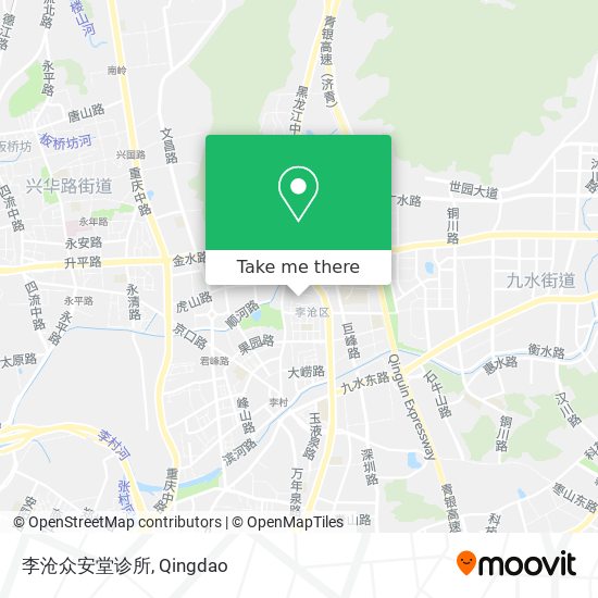 李沧众安堂诊所 map