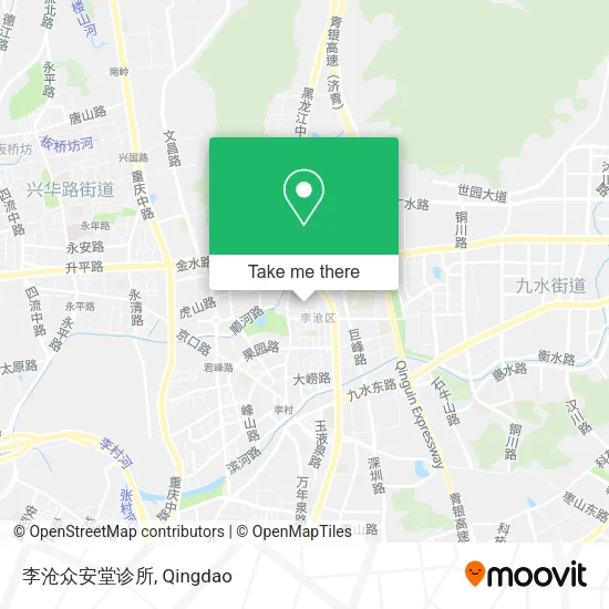 李沧众安堂诊所 map