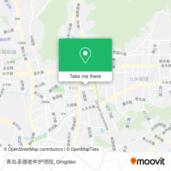 青岛圣德老年护理院 map