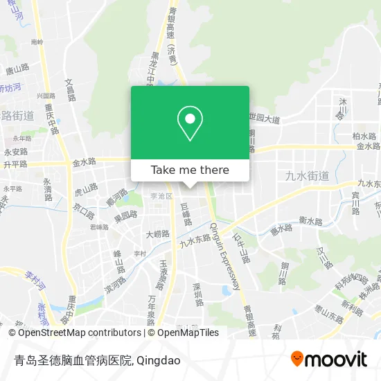 青岛圣德脑血管病医院 map