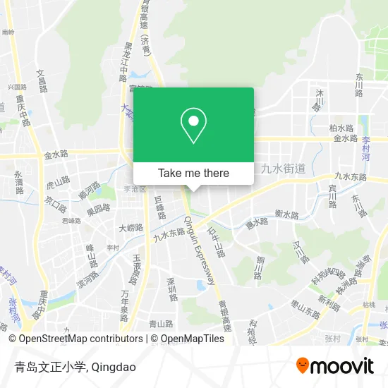 青岛文正小学 map