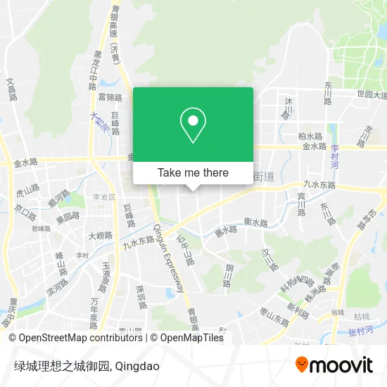 绿城理想之城御园 map