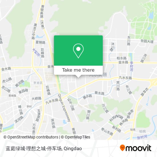 蓝庭绿城·理想之城-停车场 map