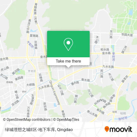 绿城理想之城E区-地下车库 map