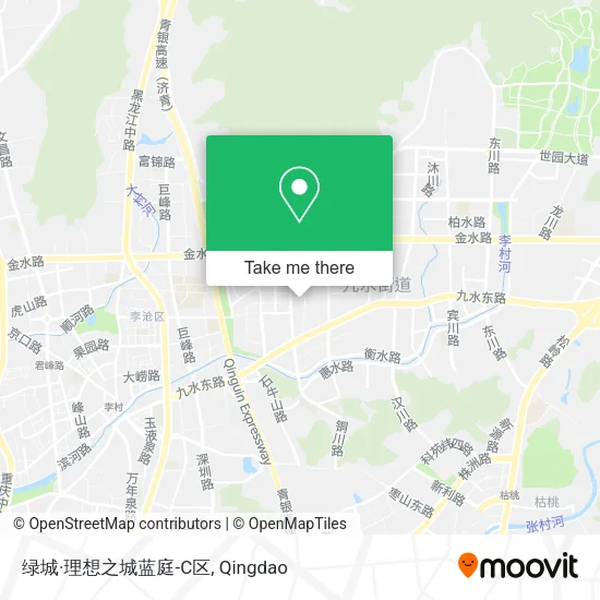 绿城·理想之城蓝庭-C区 map