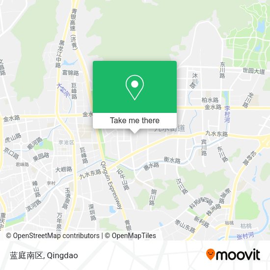 蓝庭南区 map