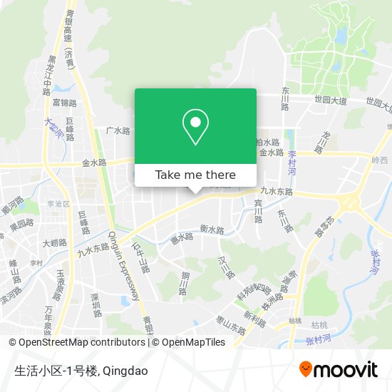生活小区-1号楼 map