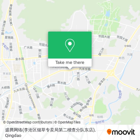 盛腾网络(李沧区烟草专卖局第二稽查分队东店) map