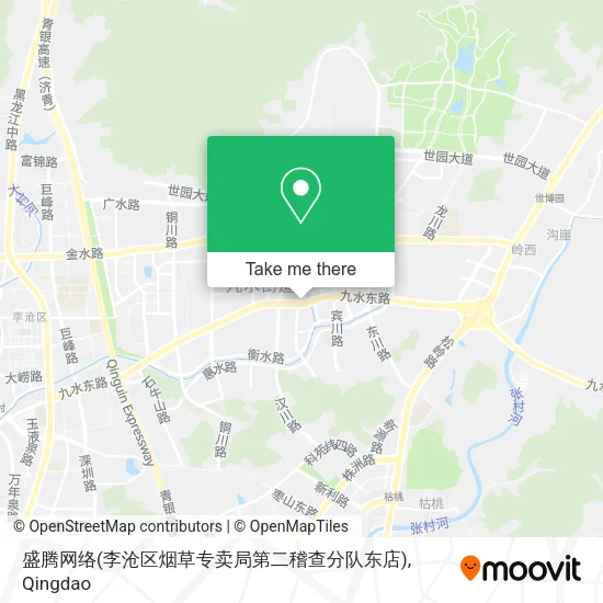 盛腾网络(李沧区烟草专卖局第二稽查分队东店) map